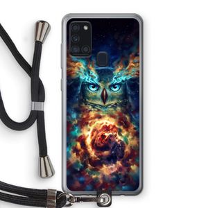 Aurowla: Samsung Galaxy A21s Transparant Hoesje met koord