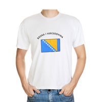 Wit heren t-shirt Bosna I Hercegovina