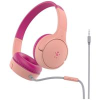 Belkin SoundForm Mini On Ear headset Kabel Pink Volumebegrenzing