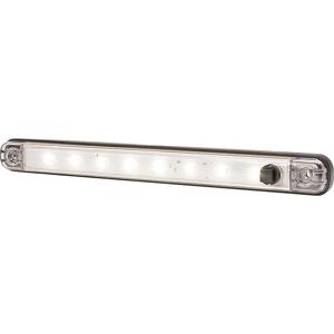 WAS LED interieurverlichting 728 SWITCH LW10 LED 12 V (b x h x d) 238 x 25 x 10.4 mm Schakelaar