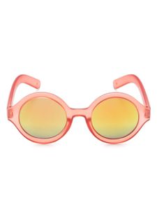 Molo lunettes de soleil tintées à monture ronde - Rouge