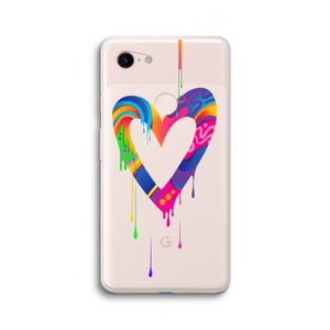 Melts My Heart: Google Pixel 3 XL Transparant Hoesje