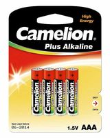 Camelion AAA batterijen Alkaline, 4 stuks (hangverpakking) - thumbnail