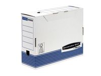 Archiefdoos Bankers Box System A4 100mm wit blauw - thumbnail