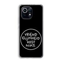 Vriendelijkheid: Xiaomi Mi 11 Transparant Hoesje