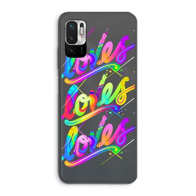 Loves: Xiaomi Redmi Note 10 5G Transparant Hoesje
