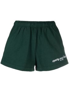 Sporty & Rich short de sport à logo imprimé - Vert