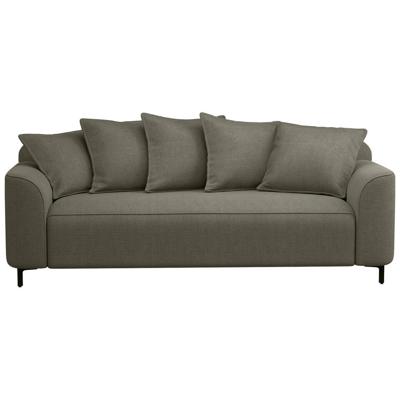 Leen Bakker - Bank Elsa 3-zits - Eden - Mokka - Stof - Bruin - 99x228x84 Cm