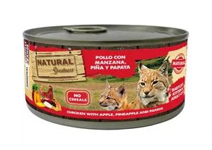 NATURAL GREATNESS KITTEN CHICKEN/APPLE/PINEAPPLE/PAPAYA 185 GR