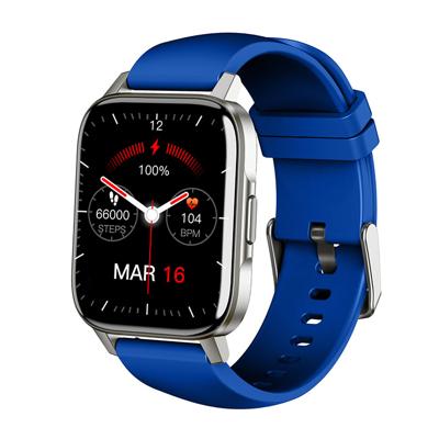 Smarty 2.0 Smartwatch met Siliconenband | Blauw | SW078F