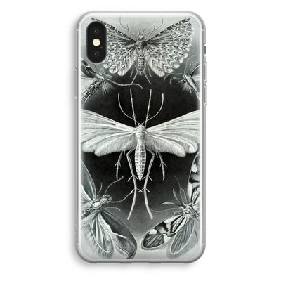Haeckel Tineida: iPhone X Transparant Hoesje