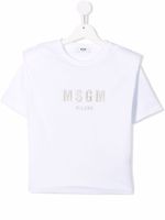 MSGM Kids t-shirt à logo - Blanc - thumbnail