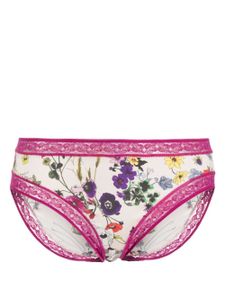 ERES culotte Fougère en soie à imprimé floral - Rose