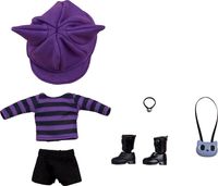 Original Character Parts for Nendoroid Doll Figures Outfit Set: Cat-Themed Outfit (Purple) - thumbnail