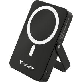 Verbatim Charge 'n' Go Magnetische Draadloze Power Bank 10000 mAh met standaard - Zwart