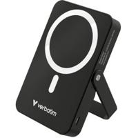 Verbatim Charge 'n' Go Magnetische Draadloze Power Bank 10000 mAh met standaard - Zwart