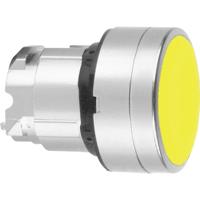 Schneider Electric ZB4BA54 ZB4BA54 Terugstelbaar (Ø) 22 mm Zonder markering Chroom, Geel 1 stuk(s)