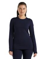 Icebreaker Merino 260 Tech LS Crewe Thermoshirt Dames Midnight Navy L