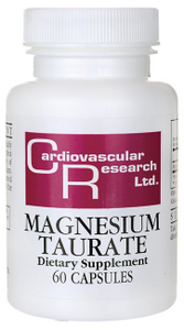 Cardivascular Research Magnesium Tauraat 125mg Capsules