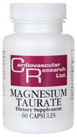 Cardivascular Research Magnesium Tauraat 125mg Capsules - thumbnail