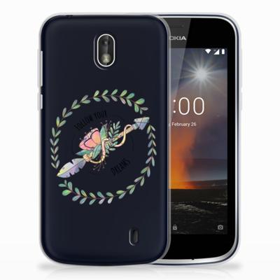 Nokia 1 Telefoonhoesje met Naam Boho Dreams Nokia 1 Telefoonhoesje met Naam Boho Dreams