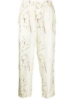 Nanushka pantalon court à imprimé graphique - Tons neutres