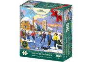 Skating By The Church Puzzel 1000 Stukjes