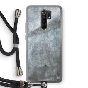 Grey Stone: Xiaomi Redmi 9 Transparant Hoesje met koord