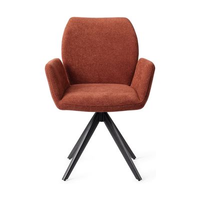 Jesper Home Misaki eetkamerstoel Cosy Copper turn black