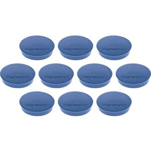 Magnetoplan Magneet Discofix Standard (Ø x h) 30 mm x 8 mm rond Donkerblauw 10 stuk(s) 1664214