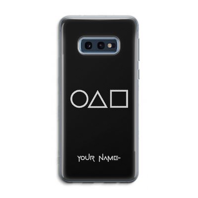 Squid Game: Samsung Galaxy S10e Transparant Hoesje