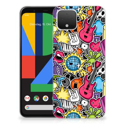 Google Pixel 4 | Sillicone Back Cover | Punk Rock Google Pixel 4 | Sillicone Back Cover | Punk Rock