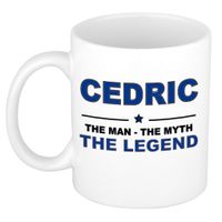 Cedric The man, The myth the legend collega kado mokken/bekers 300 ml