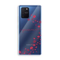 Kusjes: Samsung Galaxy Note 10 Lite Transparant Hoesje