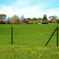 Eurohek 10x0,8 m staal groen