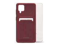 Mobilize Mobilize Rubber Gelly Card Case Samsung Galaxy A12/M12 Matt Bordeaux