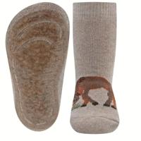Ewers antislip sokken Stoppi Pferd Beige-27-28