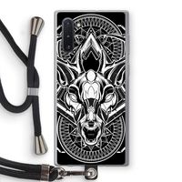 Oh Deer: Samsung Galaxy Note 10 Transparant Hoesje met koord