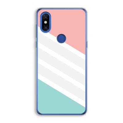 Strepen pastel: Xiaomi Mi Mix 3 Transparant Hoesje