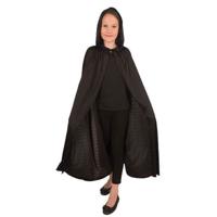 Faram Party Halloween verkleed cape - zwart - voor kinderen - carnaval - Tovenaar - Krijgers