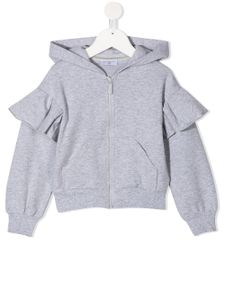 Monnalisa hoodie à imprimé Ariel - Gris