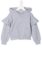 Monnalisa hoodie à imprimé Ariel - Gris