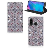 Huawei P30 Lite New Edition | Standcase | Flower Tiles