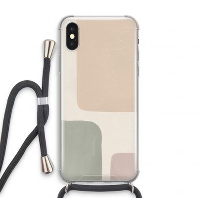 Geo #7: iPhone X Transparant Hoesje met koord