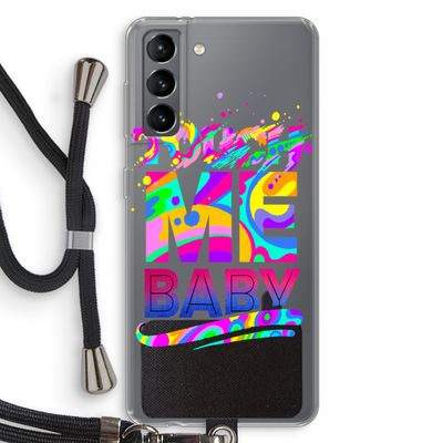 Touch Me: Samsung Galaxy S21 Transparant Hoesje met koord