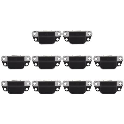 10 stuks opladen Port-Connector voor iPhone 8 Plus / 8(Black)