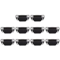 10 stuks opladen Port-Connector voor iPhone 8 Plus / 8(Black)