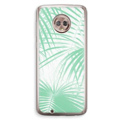 Palmbladeren: Motorola Moto G6 Transparant Hoesje