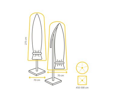 Winza parasol beschermhoes L275 B70