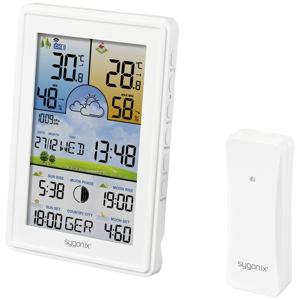 Sygonix SY-5509564 Digitaal weerstation Verwachting voor 12 tot 24 uur Aantal sensoren max.: 3 stuk(s)